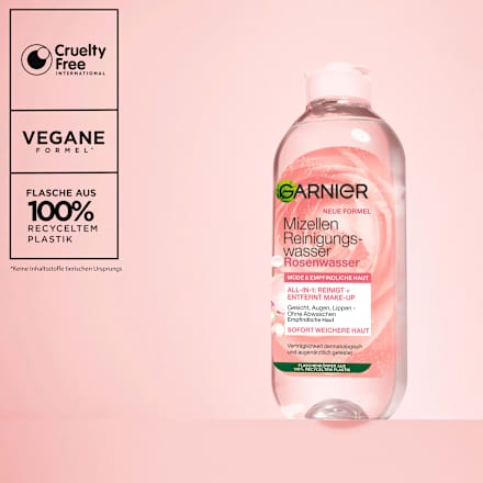 Mizellenwasser Rosenwasser All in 1 Garnier Skin Active