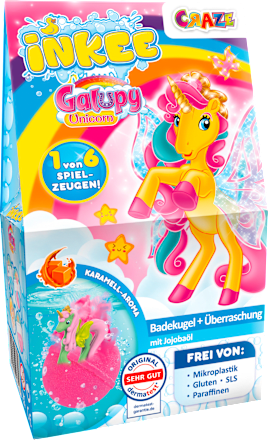 Kinder Badezusatz Badebombe Galupy Unicorn CRAZE