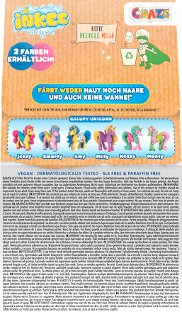 Kinder Badezusatz Badebombe Galupy Unicorn CRAZE
