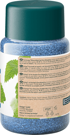Kryształki do kapieli z soli mineralnej Pure Relaxation Kneipp
