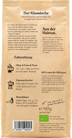 Lupinenkaffee, Der Klassische, gemahlen Loffee