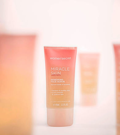 Bőrmegújító arcradír MIRACLE SKIN secrets Renewing Face Scrub women'secret