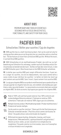 Schnullerbox braun BIBS