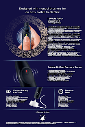 Elektronische Zahnbürste Set uO Series 2 Night Black Oral-B