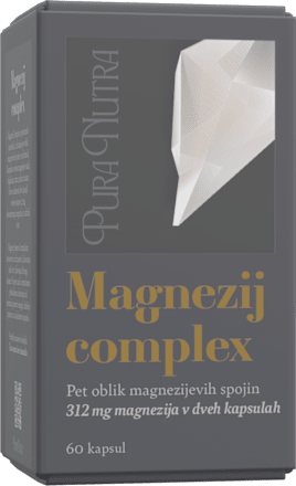 Prehransko dopolnilo Magnezij Complex PURA NUTRA