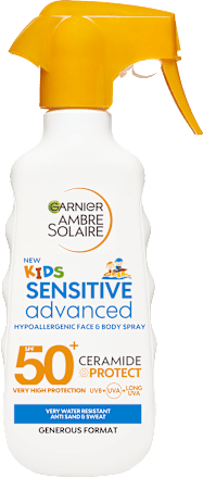 Kids Sensitive advanced sprej za sunčanje, SPF 50+ GARNIER AMBRE SOLAIRE