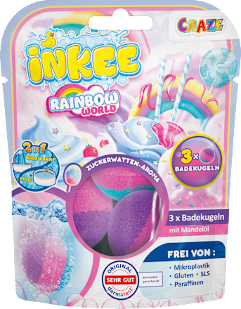 Badebomben Rainbow World (3x60 g) CRAZE