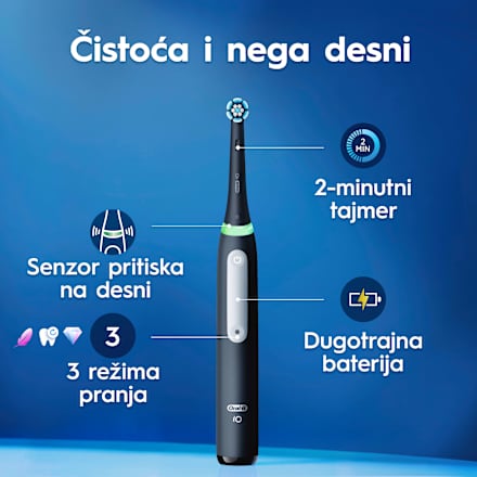 iO 3 CLEAN & GUM CARE električna četkica za zube + kutija Oral-B