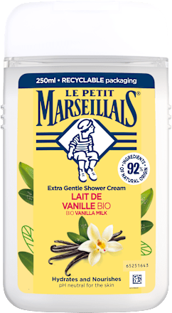 krémový sprchový gel BIO vanilkové mléko LE PETIT MARSEILLAIS