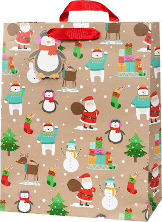 Geschenktasche Pinguin, maxi hoch Profissimo