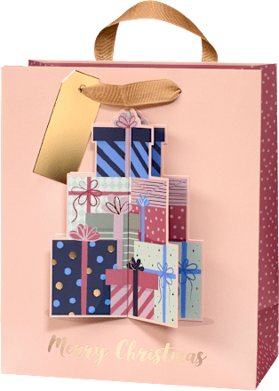 Geschenktasche 3D Geschenke, midi hoch veredelt Profissimo