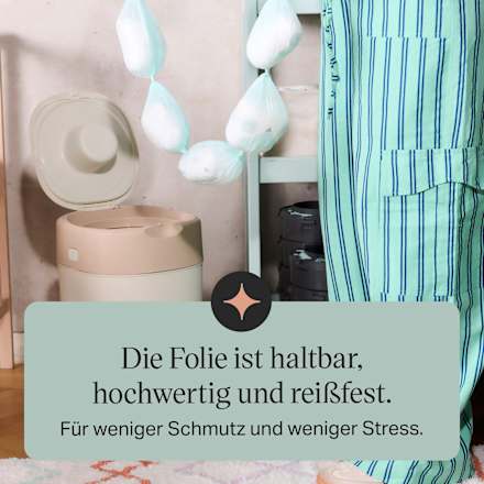 Nachfüllkassetten für Windeleimer Twist & Click und Sangenic Tec Tommee Tippee