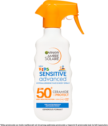 Kids Sensitive advanced sprej za sunčanje, SPF 50+ GARNIER AMBRE SOLAIRE
