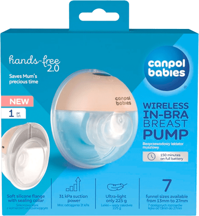 elektrická odsávačka mateřského mléka Hands-Free Canpol babies