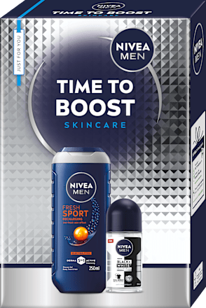 Darilni set Time to Boost, 2-delni NIVEA MEN