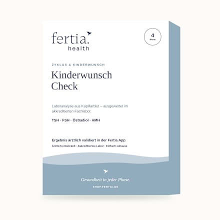 Kinderwunsch Check– Bluttest mit Laboranalyse für Zuhause fertia health