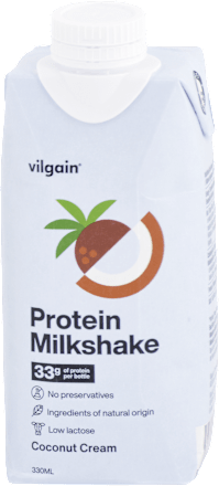 Mliečny proteínový nápoj s kokosovou príchuťou Protein Milkshake vilgain