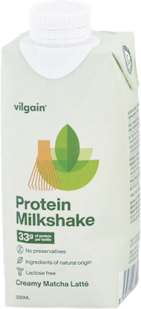 Mliečny proteínový nápoj so zeleným čajom matcha Protein Milkshake vilgain