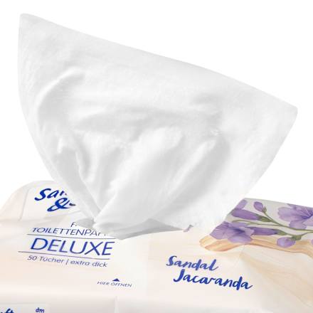 Sanft&Sicher Feuchtes Toilettenpapier Designedition (3x50 St), 150 St dauerhaft günstig online kaufen