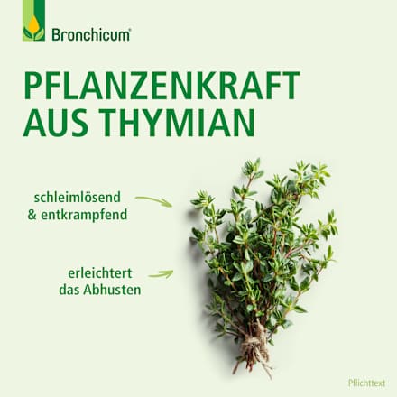 Bronchicum Thymian 11,25 mg Thymiankraut-Trockenextrakt Lutschtabletten Bronchicum