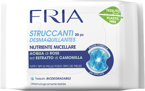 Salviette struccanti nutriente micellare FRIA