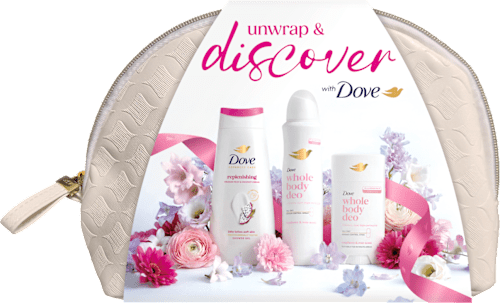 Darčekové balenie unwrap & discover Dove