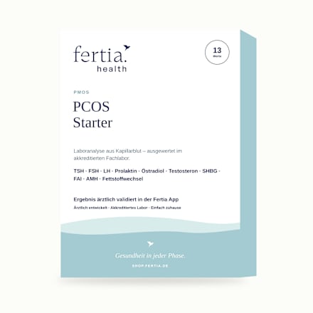PCOS Starter – Bluttest mit Laboranalyse für Zuhause fertia health