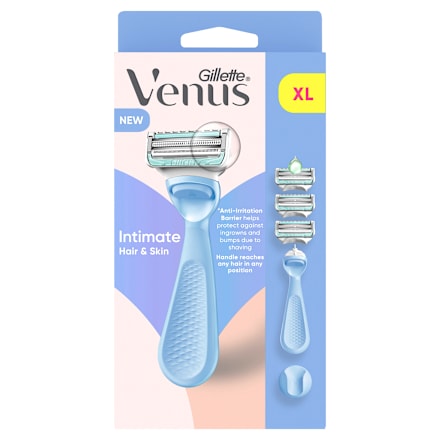 Brijač za intimna područja Pubic Hair & Skin + 3 zamjenske britvice Gillette Venus