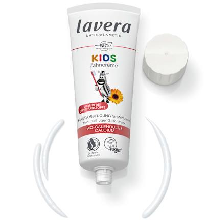 Zahnpasta Kinder fluoridfrei lavera NATURKOSMETIK