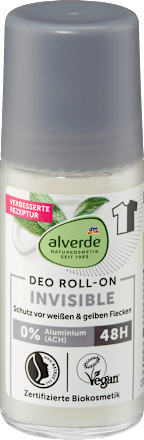 Deo roll-on Invisible alverde NATURKOSMETIK
