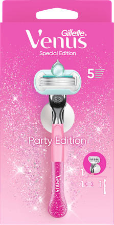Rasierer Pro Smooth Sensitive Glitter Party Edition Gillette Venus