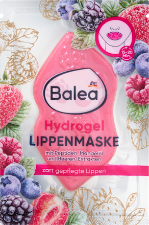 Lippenmaske Hydrogel Frozen Berries Balea
