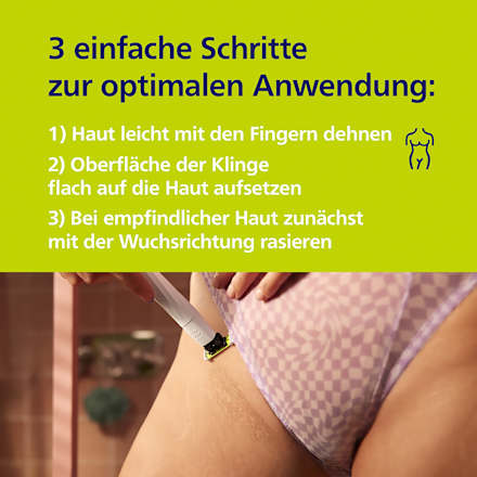 Elektrischer Rasierer, OneBlade Intimate Women QP1930/22 PHILIPS OneBlade