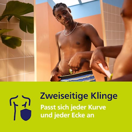 Elektrischer Rasierer, OneBlade Intimate Men QP1930/20 PHILIPS OneBlade