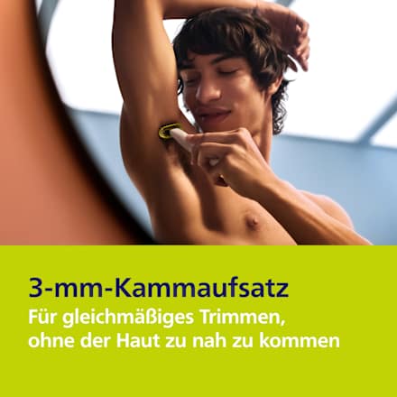 Elektrischer Rasierer, OneBlade Intimate Men QP1930/20 PHILIPS OneBlade
