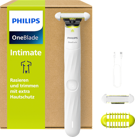 Elektrischer Rasierer, OneBlade Intimate Men QP1930/20 PHILIPS OneBlade