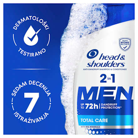 MEN 2in1 ULTRA TOTAL CARE šampon protiv peruti za muškarce head&shoulders