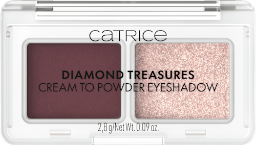 DIAMOND TREASURES senka za oči -  060 Burgundy Glitz CATRICE