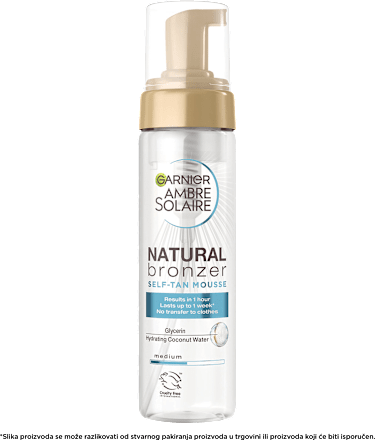 Pjena za samotamnjenje Natural Bronzer GARNIER AMBRE SOLAIRE