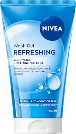 Измиващ гел за лице за нормална кожа Refreshing NIVEA
