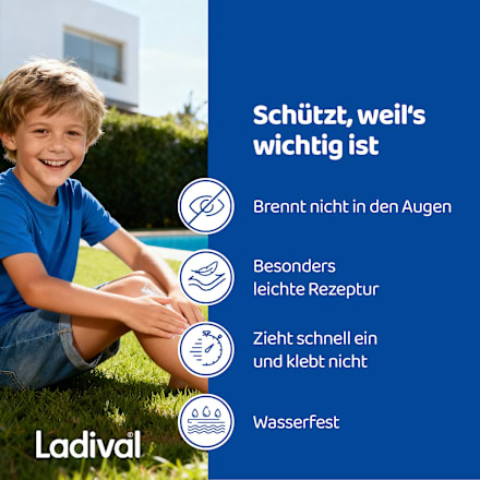 Ladival Allergische Kinderhaut Sonnenschutz-Gel LSF50+ Ladival