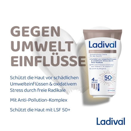Ladival Antioxidativ Sonnenschutz-Creme Gesicht LSF50+ Ladival