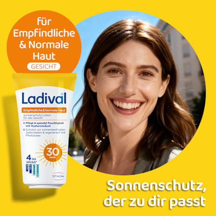 Ladival Empfindliche & Normale Haut Sonnenschutz-Lotion Gesicht LSF30 Ladival