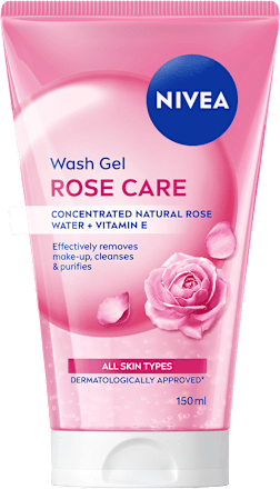 Измиващ мицеларен гел за лице с розова вода NIVEA