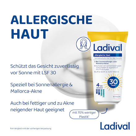 Ladival Allergische Haut Sonnenschutz-Gel Gesicht LSF30 Ladival