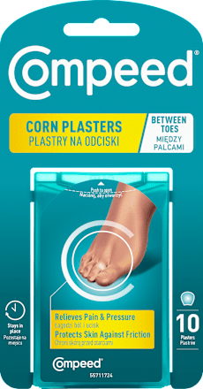 Plastry na odciski między palcami Compeed