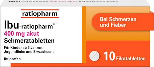 Ibu-ratiopharm 400mg akut Schmerztabletten ratiopharm
