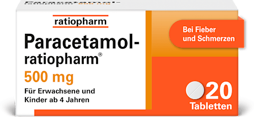 Paracetamol-ratiopharm 500 mg Paracetamol Tabletten ratiopharm