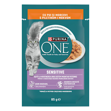 Hrană umedă pentru pisici cu carne de pui PURINA ONE
