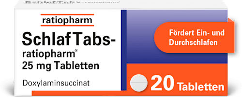 SchlafTabs-ratiopharm 25 mg Doxylaminsuccinat Tabletten ratiopharm